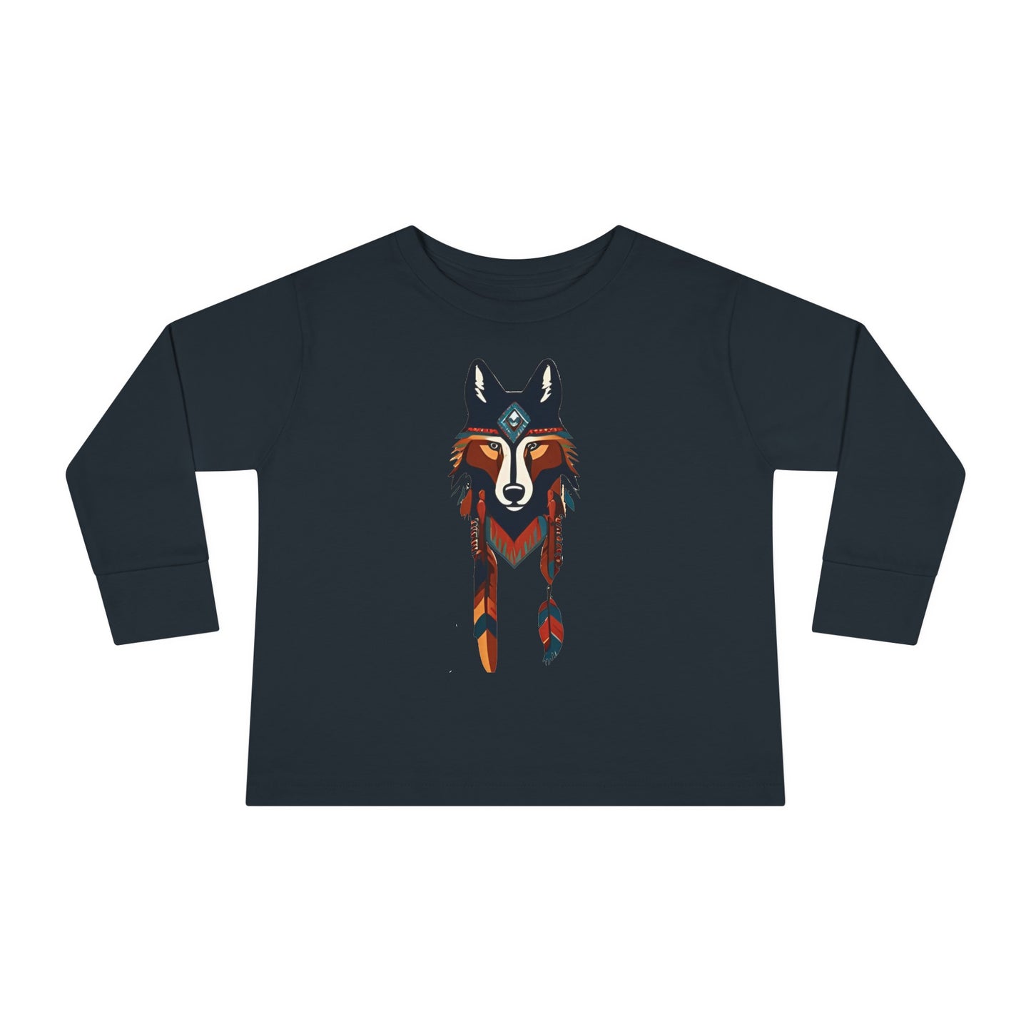 Toddler Long Sleeve Tee Wolf