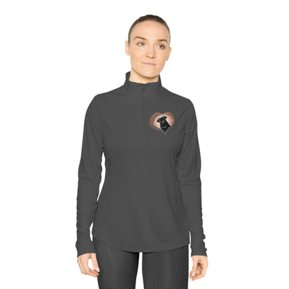 Ladies Quarter-Zip Pullover - HAYVYN