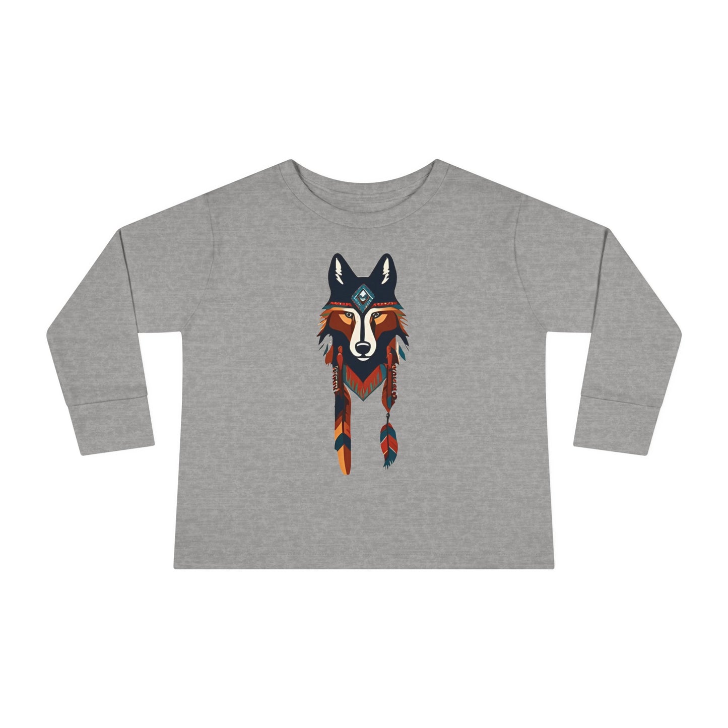 Toddler Long Sleeve Tee Wolf