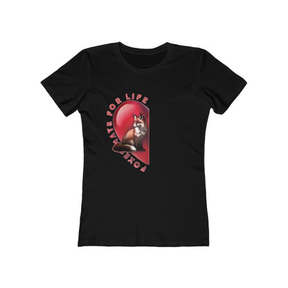 The Boyfriend Tee for Women Foxes for Life Hers