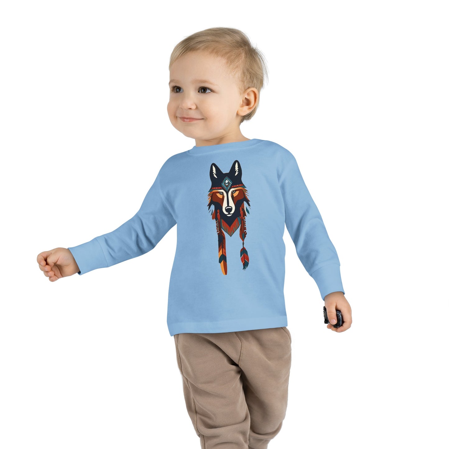 Toddler Long Sleeve Tee Wolf