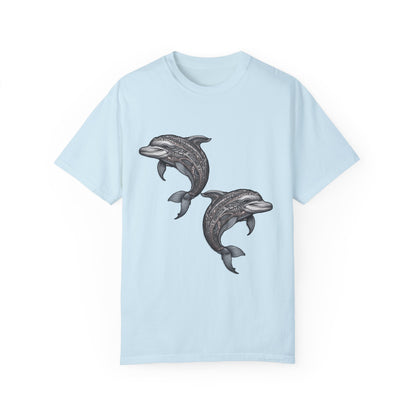 Unisex Garment-Dyed T-shirt Dolphin