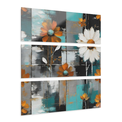 Acrylic Prints (Triptych) Flower