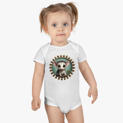 Onesie® Organic Baby Bodysuit~Opossum - HAYVYN