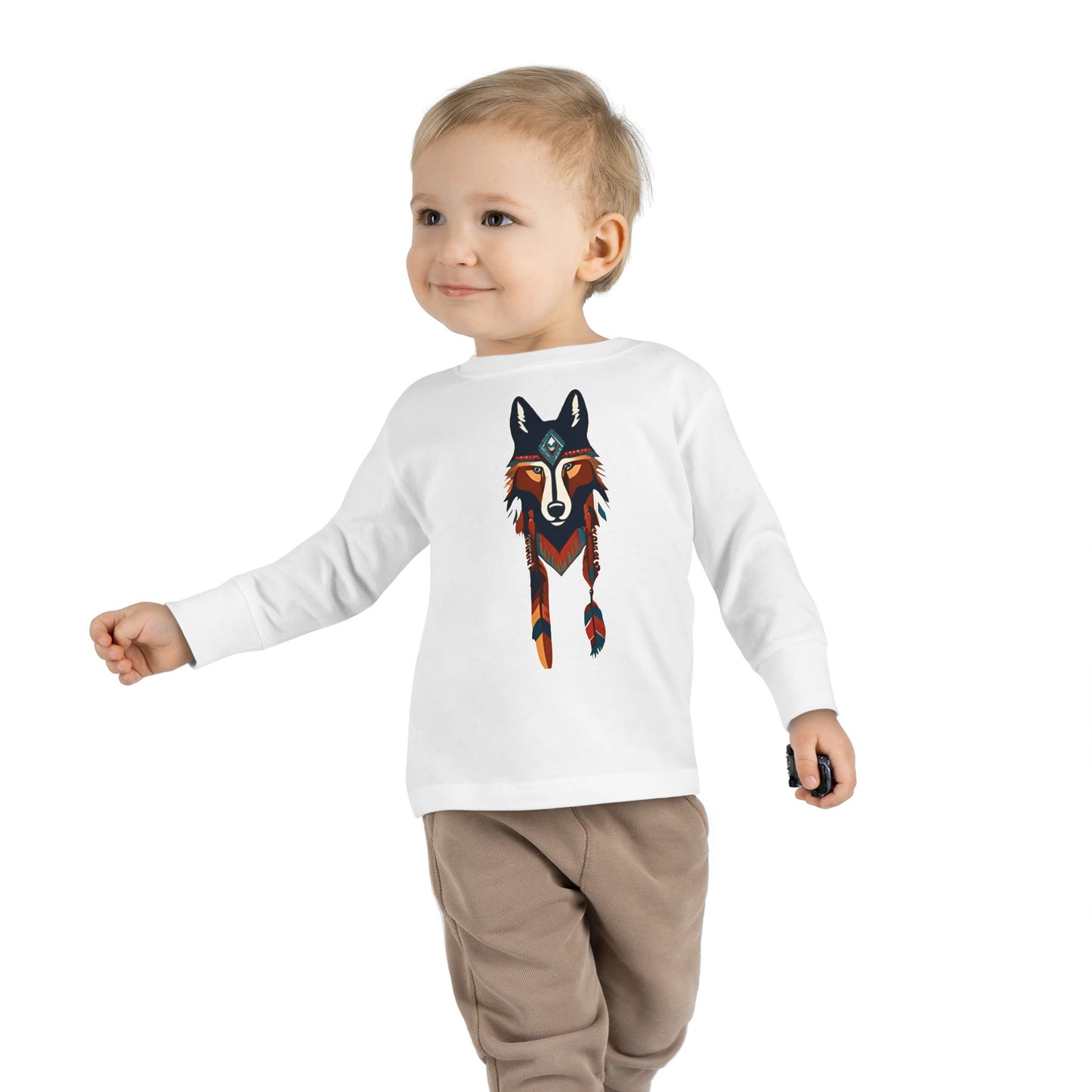 Toddler Long Sleeve Tee Wolf