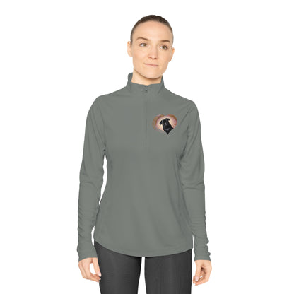 Ladies Quarter-Zip Pullover - HAYVYN