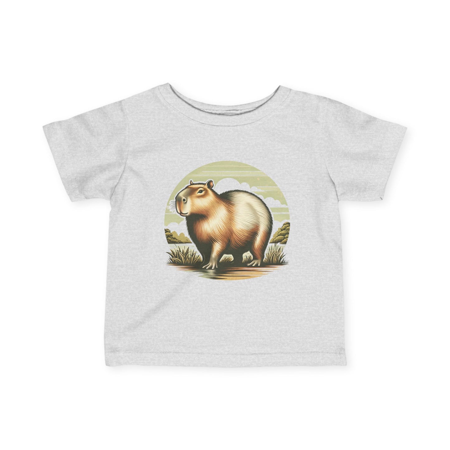 Infant Fine Jersey Tee~ Capybara