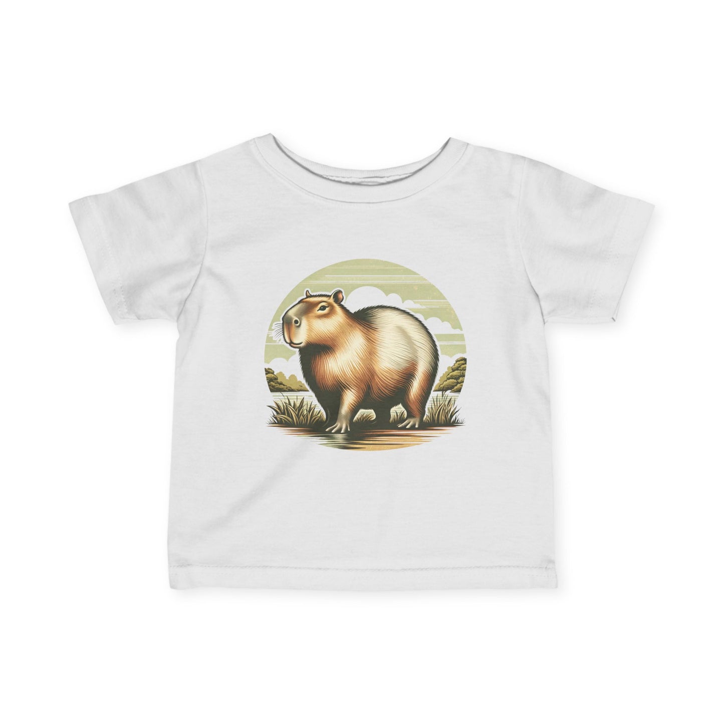 Infant Fine Jersey Tee~ Capybara