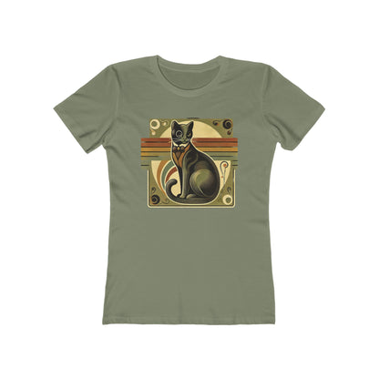 The Boyfriend Tee for Women Cat