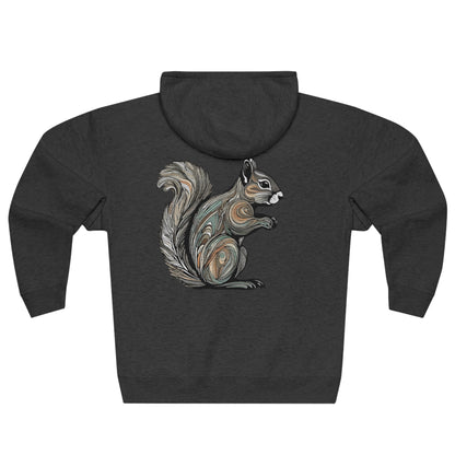 Unisex Premium Full Zip Hoodie-Squirrel