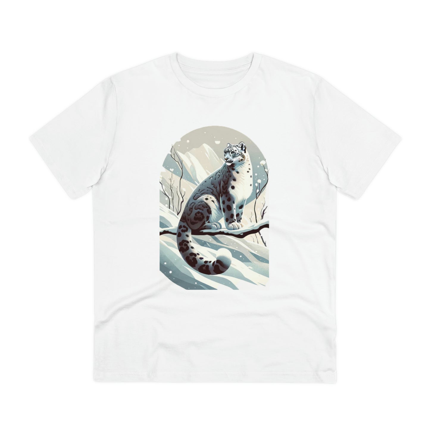 Organic Creator T-shirt - Unisex Snow Leopard