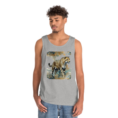 Unisex Heavy Cotton Tank Top~Cheetah