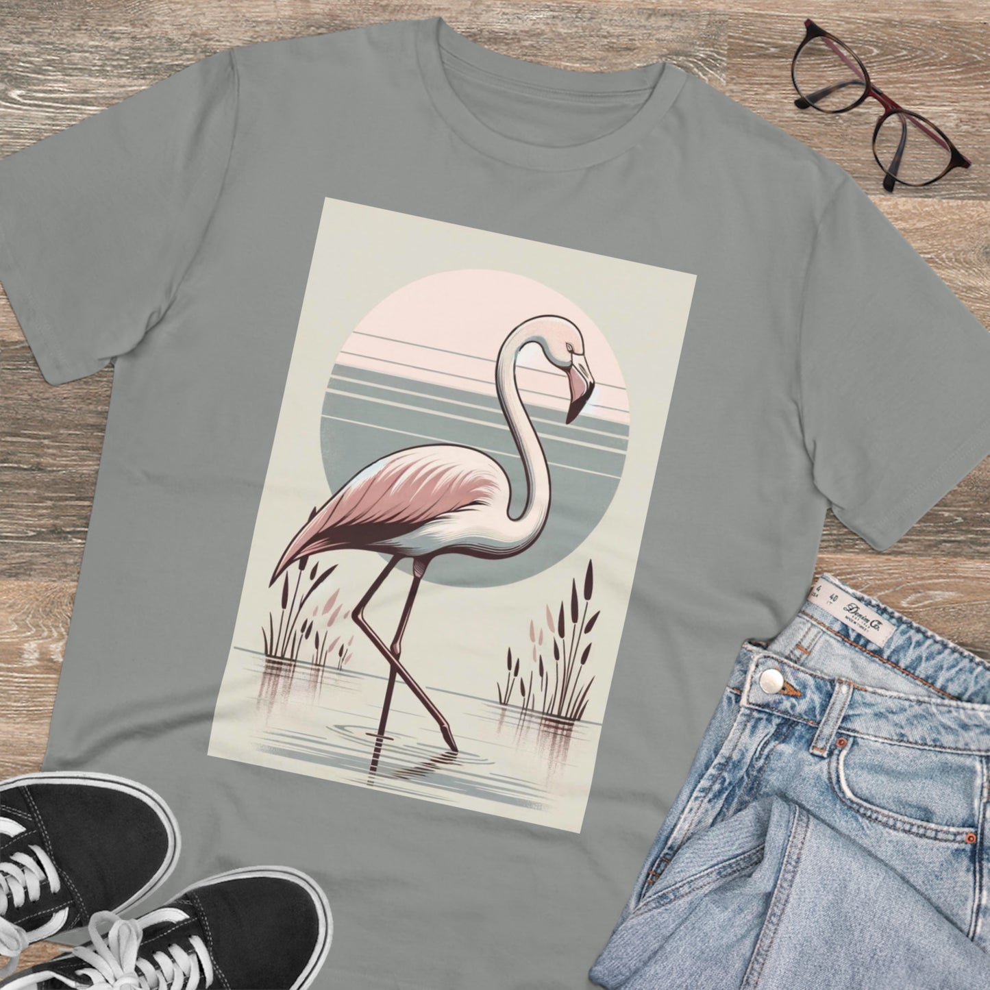 Organic Creator T-shirt - Unisex Flamingo