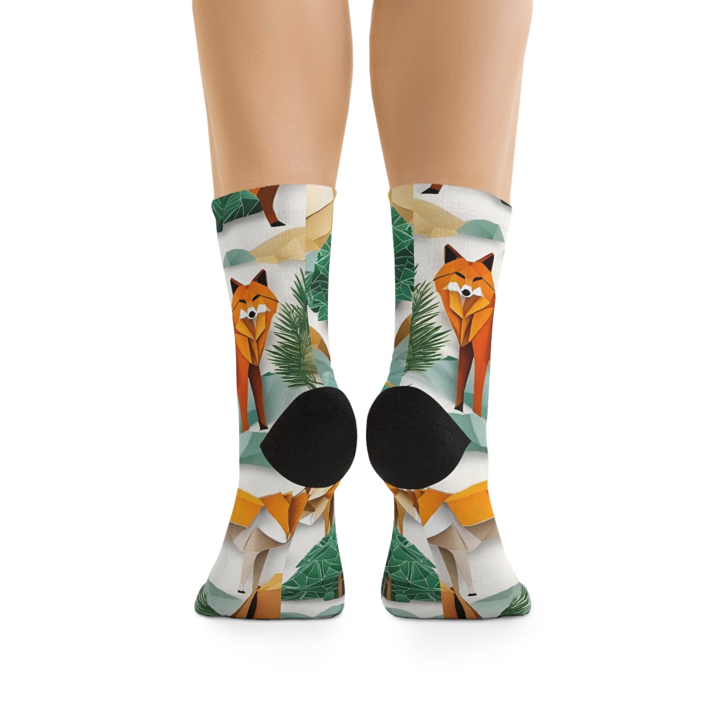 Recycled Poly Sock-Fox