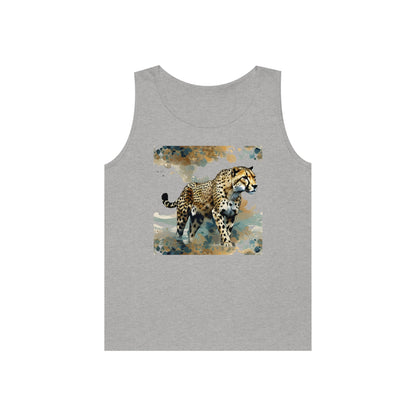 Unisex Heavy Cotton Tank Top~Cheetah