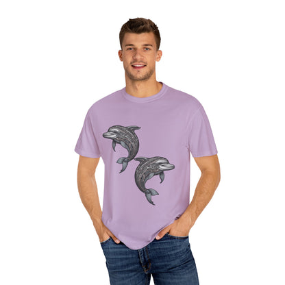 Unisex Garment-Dyed T-shirt Dolphin