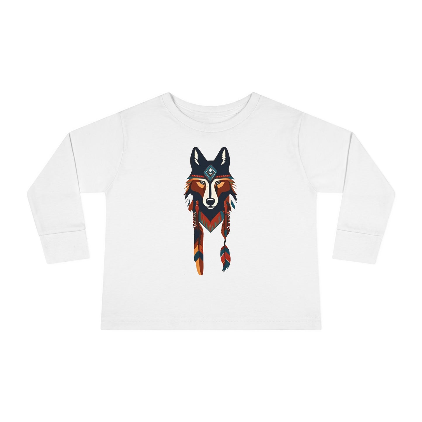 Toddler Long Sleeve Tee Wolf