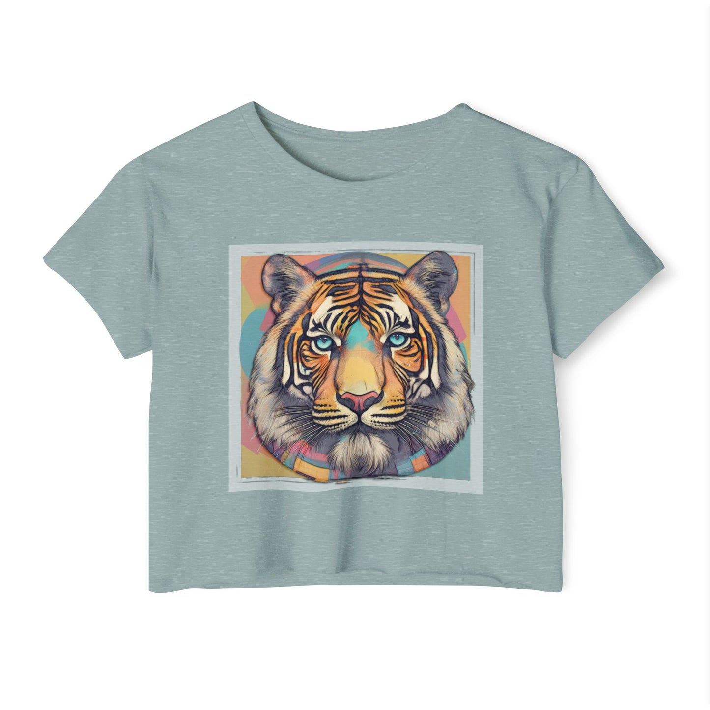 Women's Festival Crop Top~Tiger