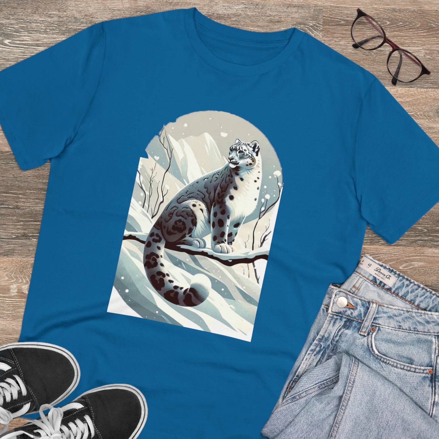 Organic Creator T-shirt - Unisex Snow Leopard