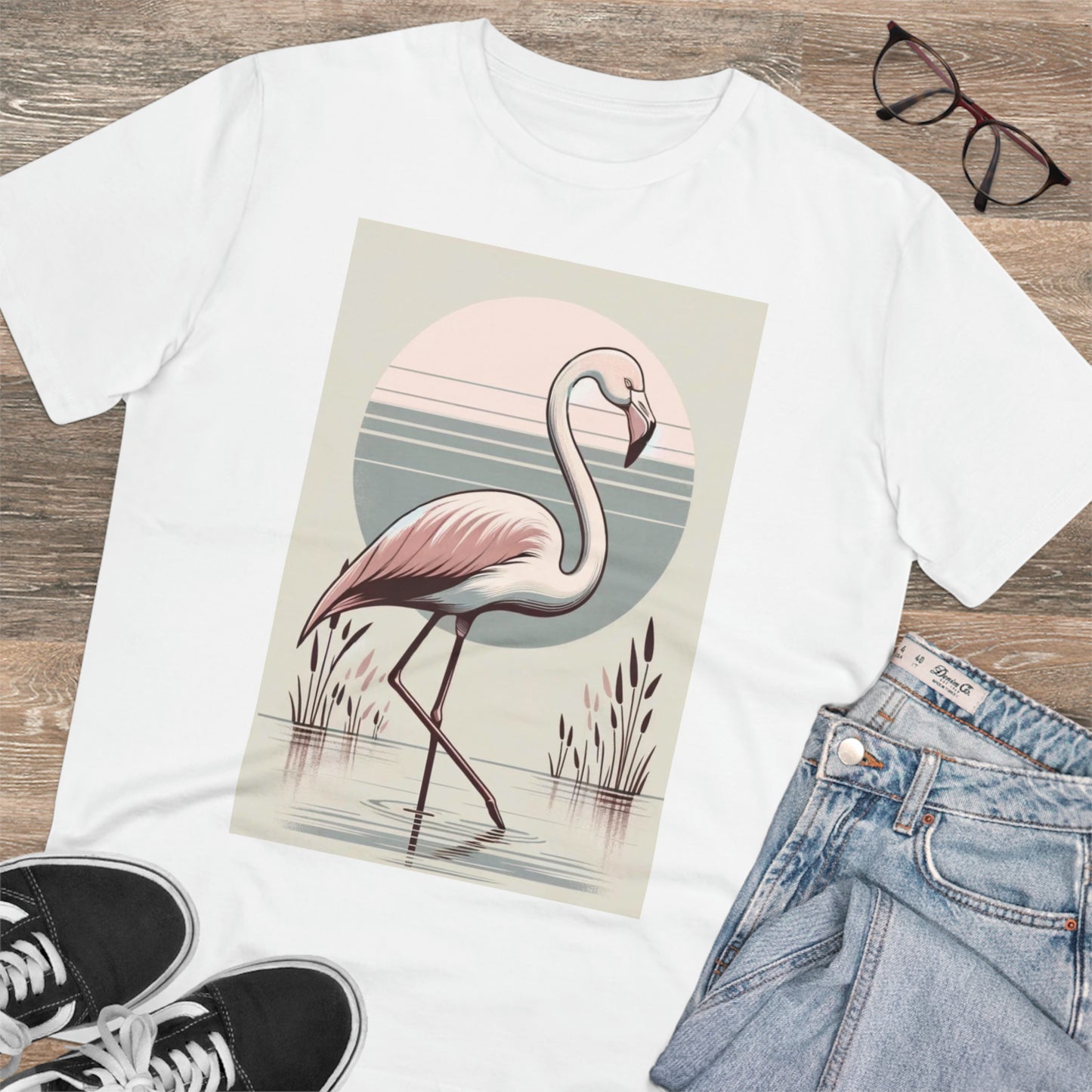 Organic Creator T-shirt - Unisex Flamingo