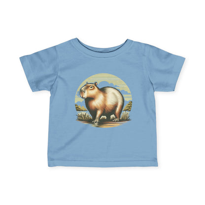 Infant Fine Jersey Tee~ Capybara