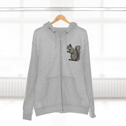 Unisex Premium Full Zip Hoodie-Squirrel