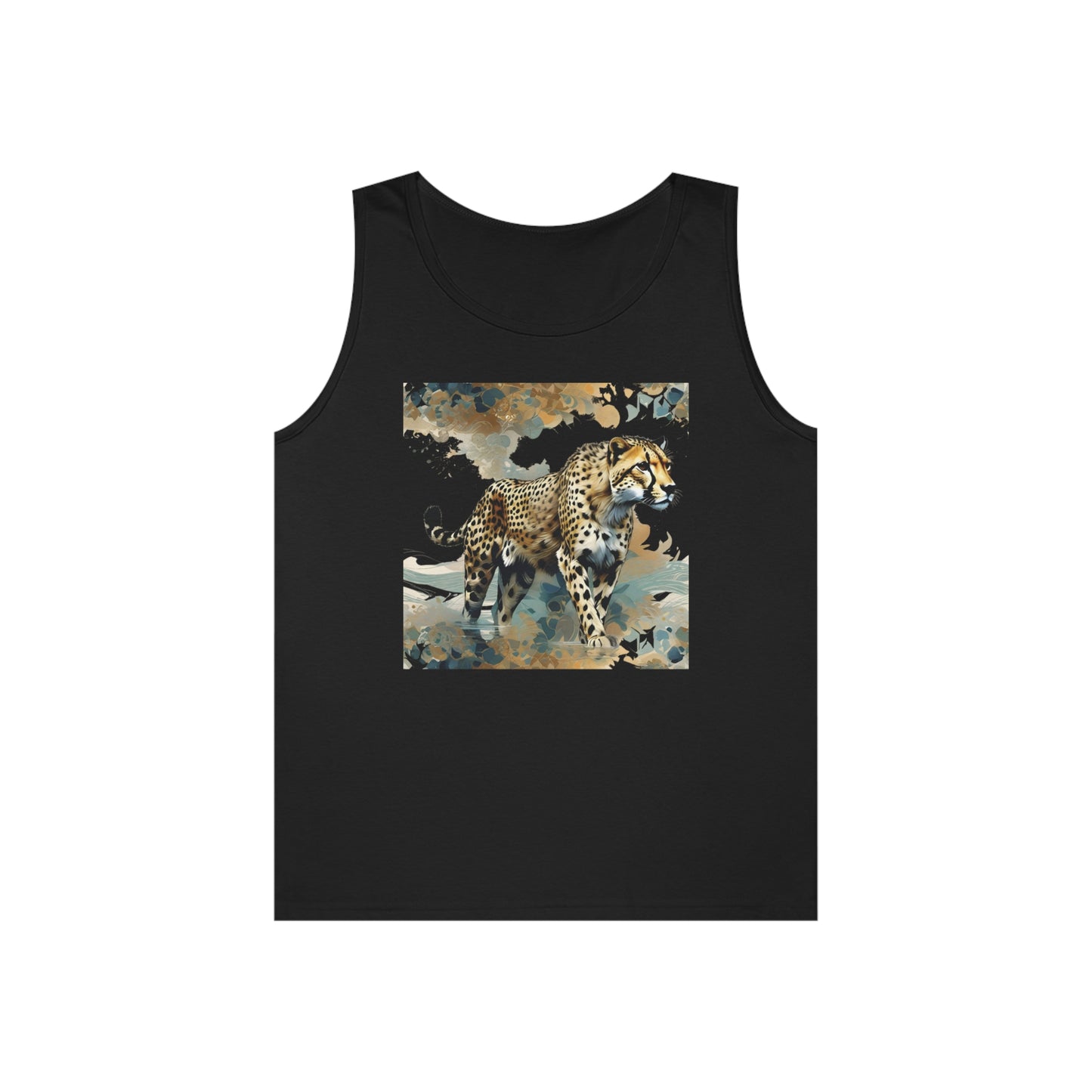 Unisex Heavy Cotton Tank Top~Cheetah