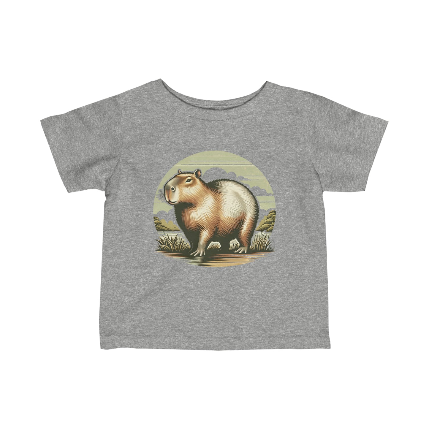 Infant Fine Jersey Tee~ Capybara