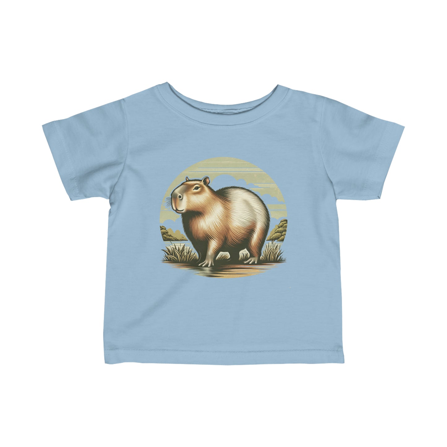 Infant Fine Jersey Tee~ Capybara