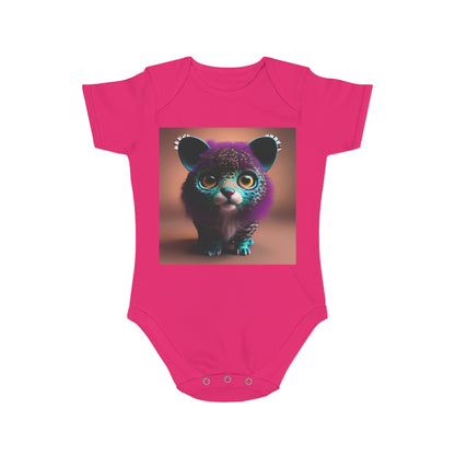 Short Sleeve Baby Bodysuit - HAYVYN