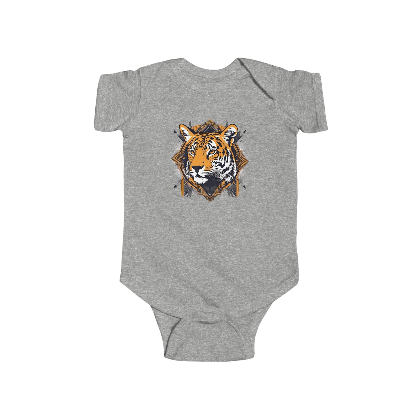 Infant Fine Jersey Bodysuit Tiger