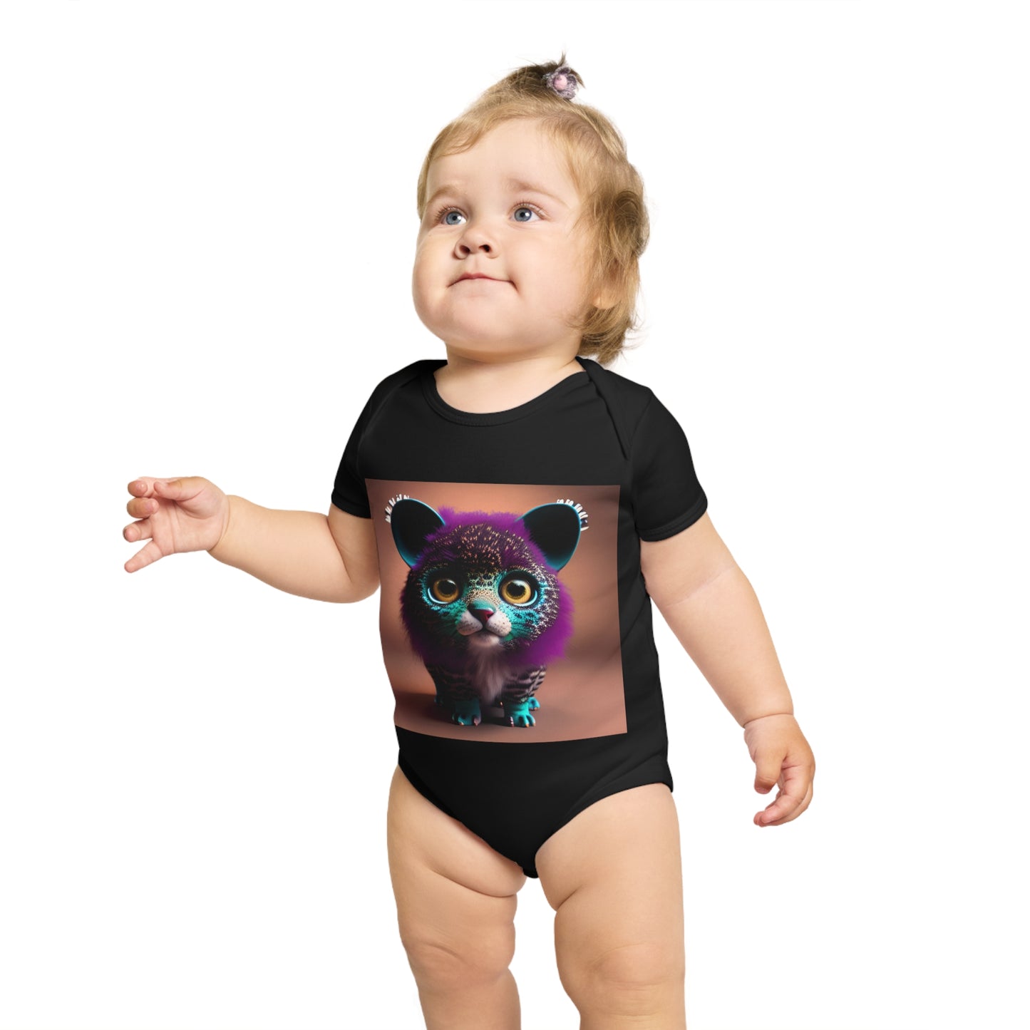 Short Sleeve Baby Bodysuit - HAYVYN