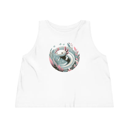 Women's Dancer Cropped Tank Top Axolotl