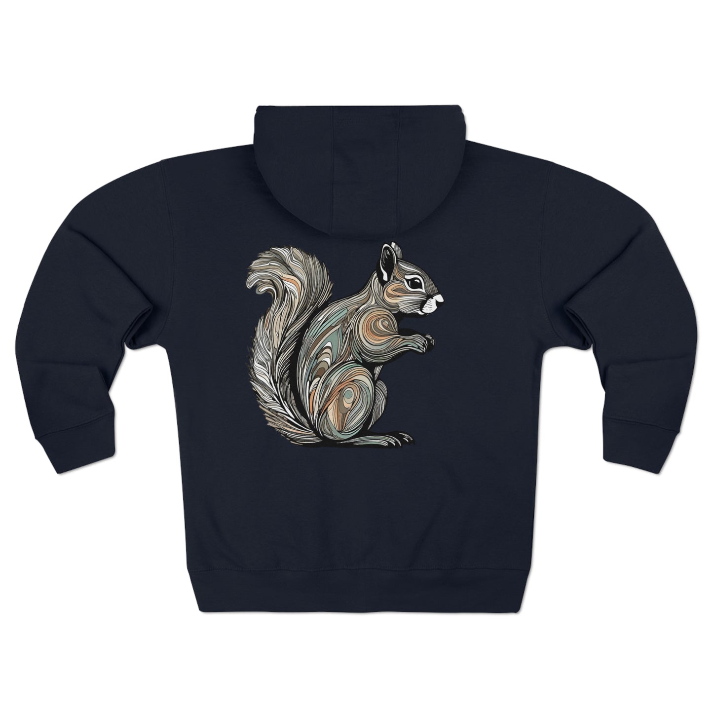 Unisex Premium Full Zip Hoodie-Squirrel