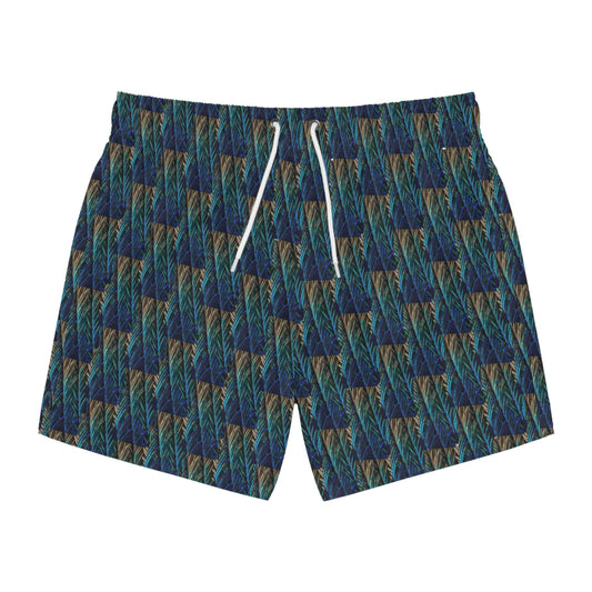 Swim Trunks Peacock Feathers