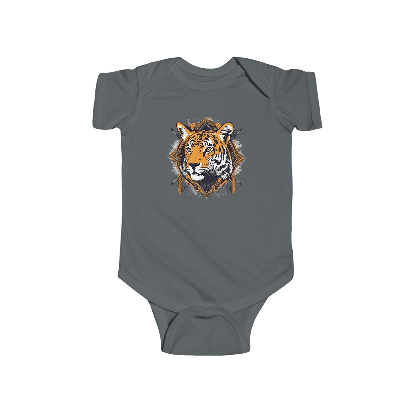 Infant Fine Jersey Bodysuit Tiger