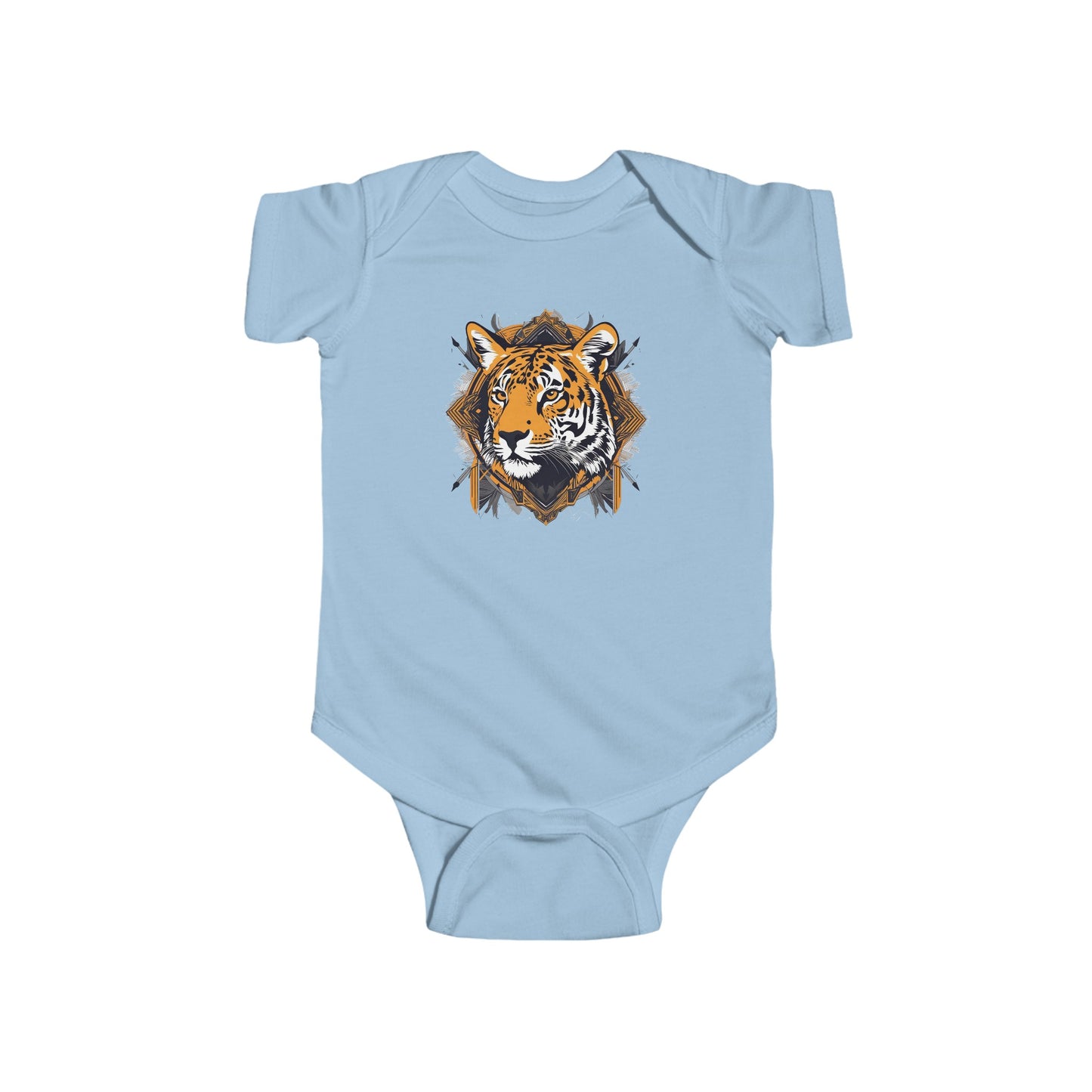 Infant Fine Jersey Bodysuit Tiger