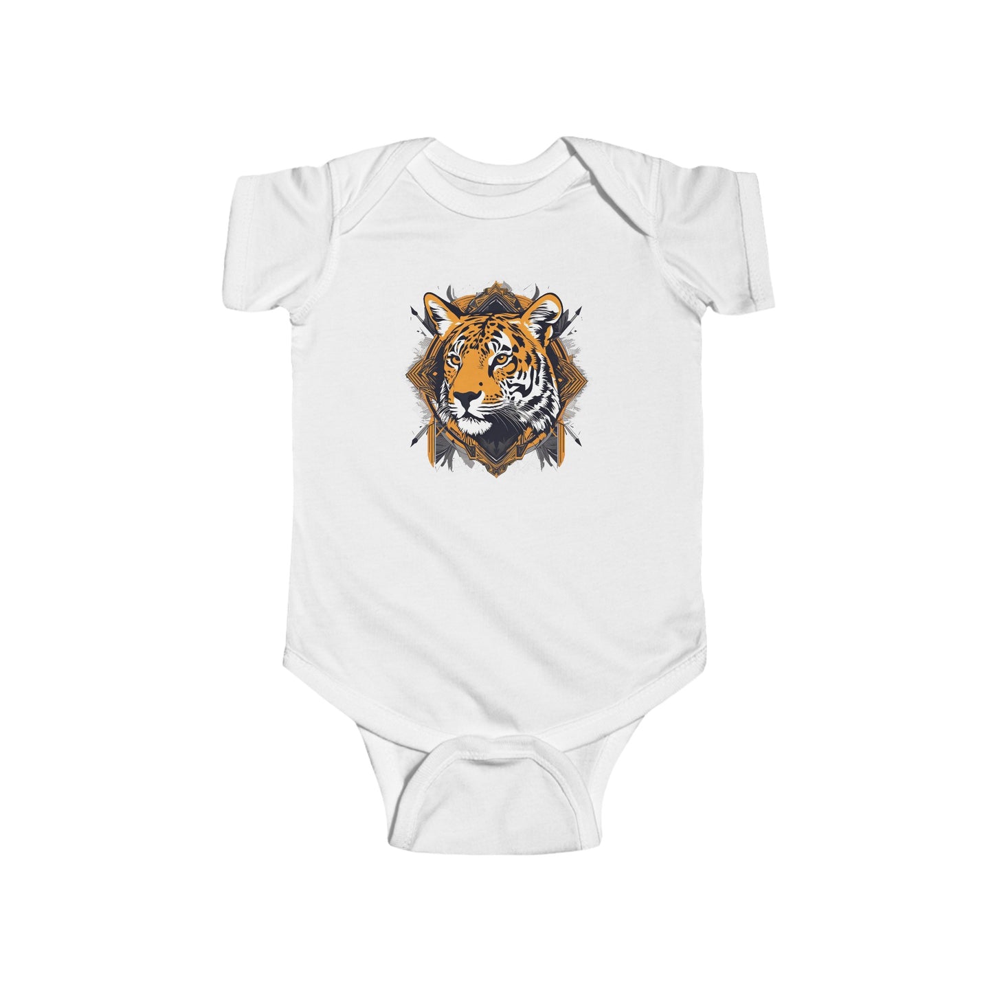 Infant Fine Jersey Bodysuit Tiger