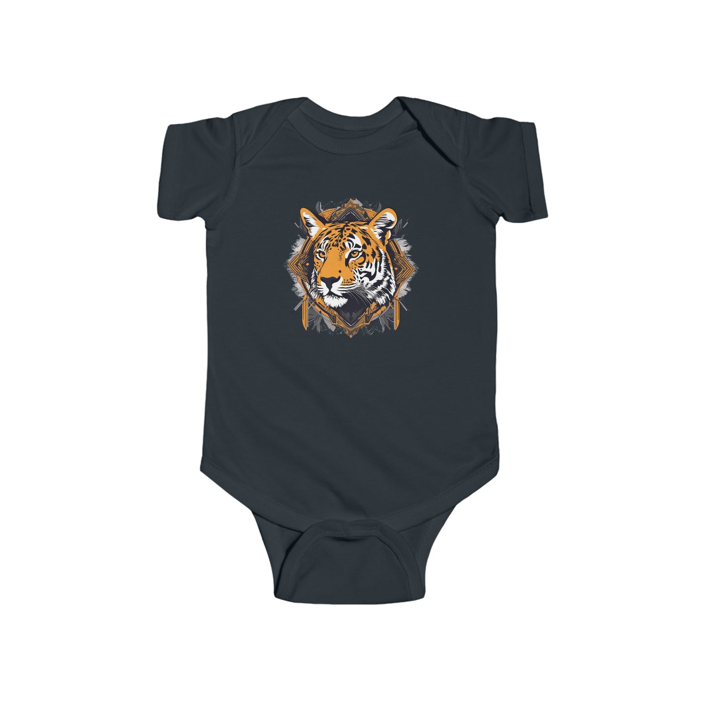 Infant Fine Jersey Bodysuit Tiger