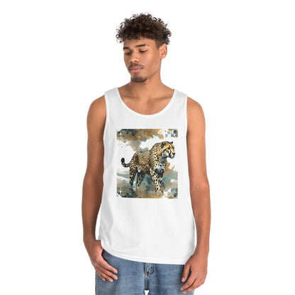 Unisex Heavy Cotton Tank Top~Cheetah