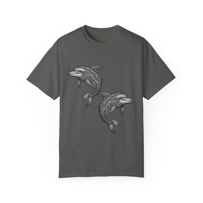 Unisex Garment-Dyed T-shirt Dolphin