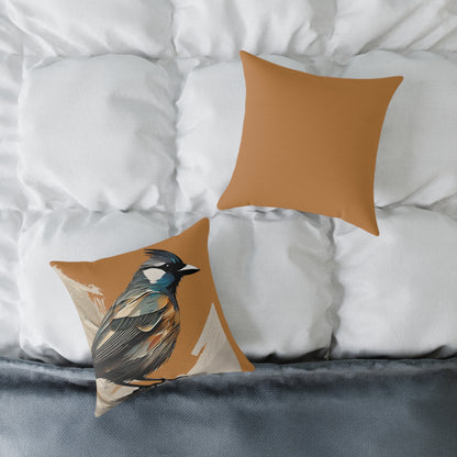 Spun Polyester Pillow~bird