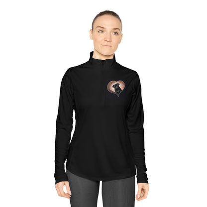 Ladies Quarter-Zip Pullover - HAYVYN