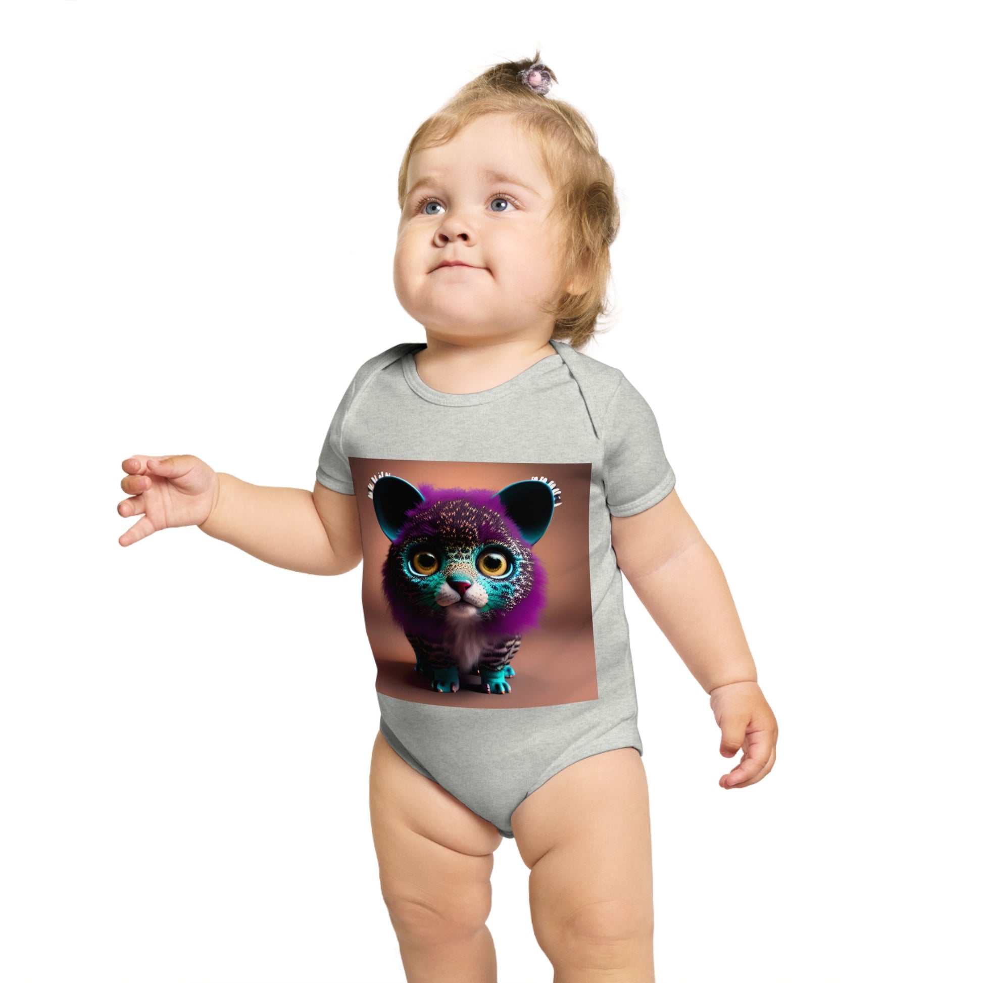 Short Sleeve Baby Bodysuit - HAYVYN