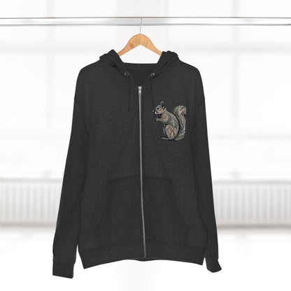 Unisex Premium Full Zip Hoodie-Squirrel