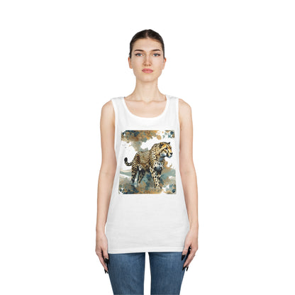 Unisex Heavy Cotton Tank Top~Cheetah