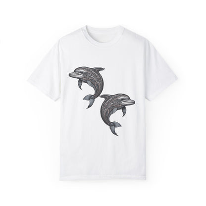 Unisex Garment-Dyed T-shirt Dolphin