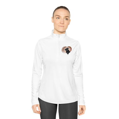 Ladies Quarter-Zip Pullover - HAYVYN