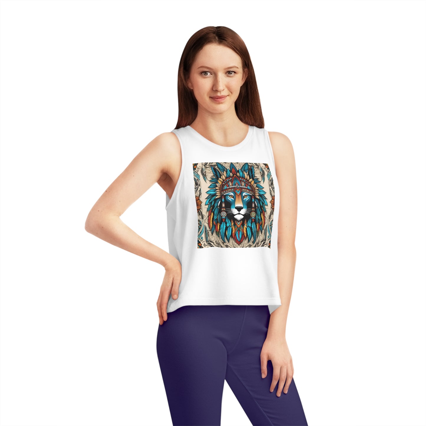 Women's Dancer Cropped Tank Top - HAYVYN