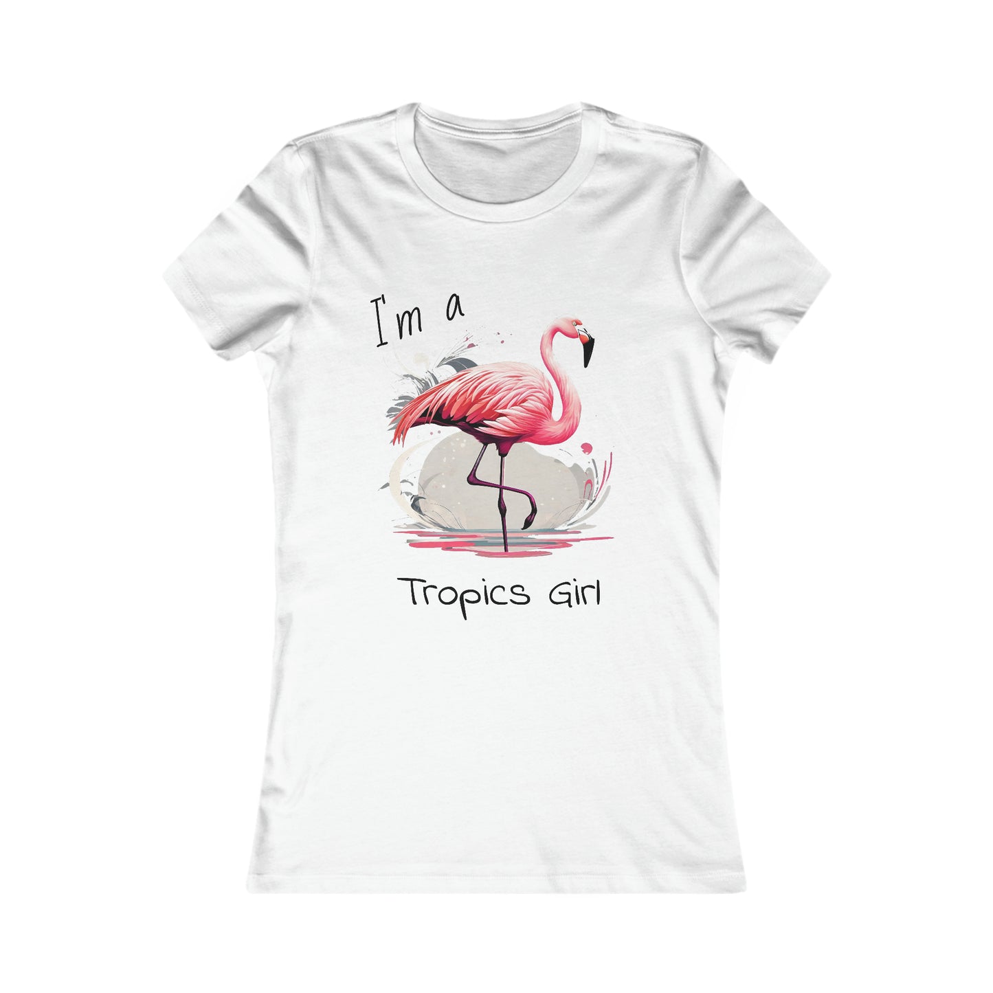 Women's Favorite Tee~Flamingo